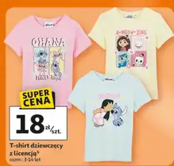 Auchan T-shirt dziewczęcy z licencją oferta