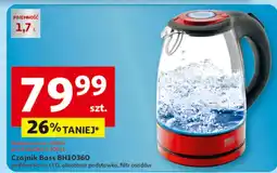 Auchan Czajnik Bass BH10360 podświetlenie LED, obrotowa podstawka, filtr osadów oferta