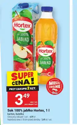 Twój Market Hortex sok 100% jabłko oferta