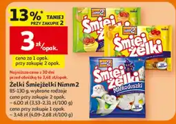 Auchan Żelki Śmiejżelki wybrane rodzaje oferta