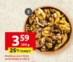 Auchan Orzechy włoskie łuskane luzem lub w opakowaniu oferta