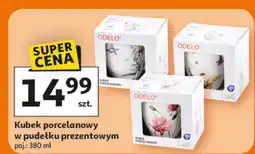 Auchan Kubek porcelanowy w pudełku prezentowym oferta