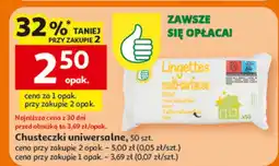 Auchan Chusteczki uniwersalne oferta