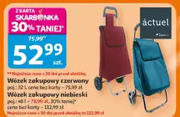 Auchan Wózek zakupowy niebieski oferta