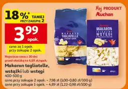 Auchan Makaron tagliatelle, wstążki lub wstęgi Auchan oferta