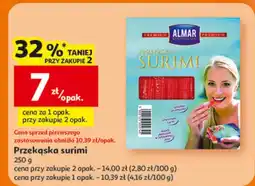 Auchan Przekąska surimi oferta