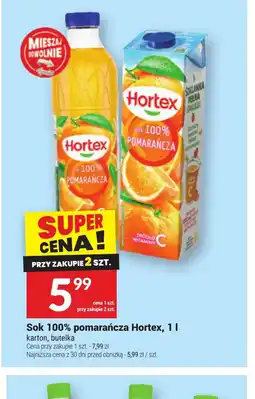 Twój Market Hortex Sok 100% pomarańcza oferta