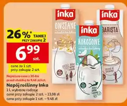 Auchan Napój roślinny, wybrane rodzaje Inka oferta