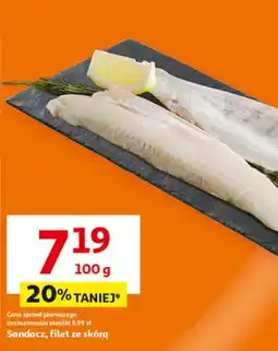 Auchan Sandacz, filet ze skórą oferta