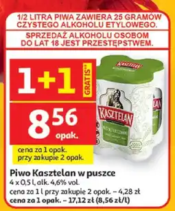 Auchan Piwo Kasztelan w puszce oferta