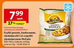 Auchan Frytki lekko karbowane, ziemniaczki lub cząstki ziemniaczane oferta