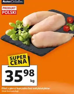 Auchan Filet z piersi kurczaka bez antybiotyków oferta