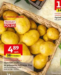 Auchan Ziemniaki mytę do gotowania, kulinerne oferta