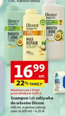 Auchan Szampon lub odżywka do włosów oferta