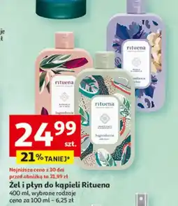 Auchan Żel i płyn do kąpieli Rituena oferta