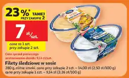 Auchan Filety śledziowe w sosie różne smaki oferta