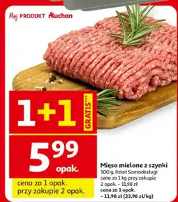 Auchan Mięso mielone z szynki oferta