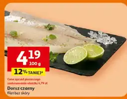 Auchan Dorsz czarny filet bez skóry oferta