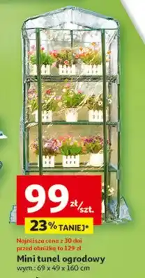 Auchan Mini tunel ogrodowy wym: 69 x 49 x 160 cm oferta