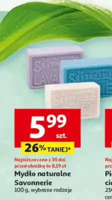 Auchan Mydło naturalne Savonnerie oferta