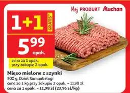 Auchan Mięso mielone z szynki Dział Samoobsługi oferta