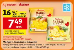 Auchan Mango lub ananas, kawałki miksuj oferta