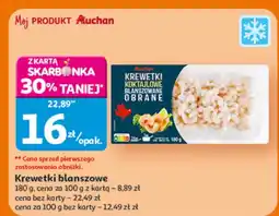 Auchan Krewetki blanszowe oferta