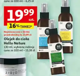 Auchan Olejek do ciała Hello Nature oferta