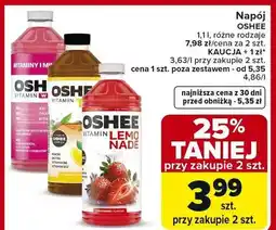 Carrefour Napój Oshee różne rodzaje oferta