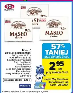 Carrefour Masło ekstra z polskiej mleczarni oferta