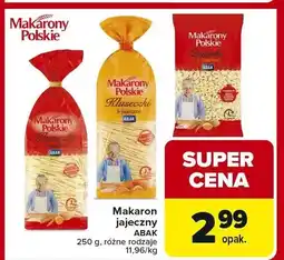 Carrefour Makaron jajeczny ABAK oferta