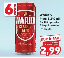 Kaufland Piwo Warka Classic oferta