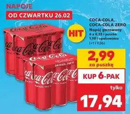 Kaufland Napój gazowany Coca-Cola, Coca-Cola Zero oferta