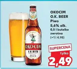 Kaufland Piwo Okocim O.K. Beer oferta
