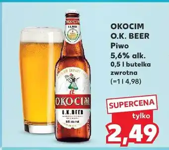 Kaufland Piwo Okocim O.K. Beer oferta