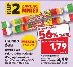 Kaufland Żelki owocowe rulon, różne rodzaje oferta