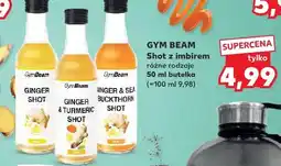 Kaufland Shot z imbirem Gym Beam Ginger Shot, Ginger & Turmeric Shot, Ginger & Sea Buckthorn Shot oferta