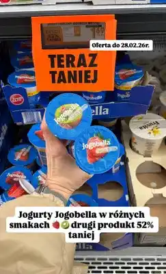 Biedronka Jogurt owocowy truskawkowy oferta