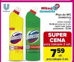 Carrefour Płyn do WC Domestos różne rodzaje oferta