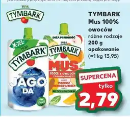 Kaufland Mus 100% owoców Tymbark oferta