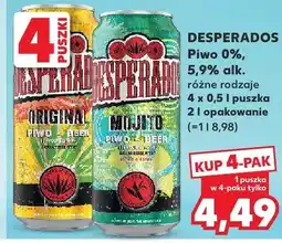 Kaufland Piwo Desperados Original, Desperados Mojito oferta