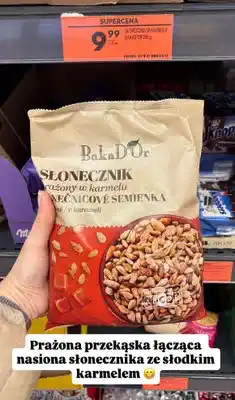 Biedronka Słonecznik prażony w karmelu oferta