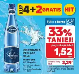 Kaufland Woda musująca Cisowianka Perlage oferta