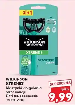 Kaufland Maszynki do golenia różne rodzaje 3+1 oferta