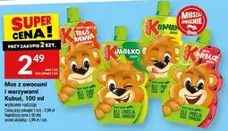 Twój Market Mus z owocami i warzywami jabłko, truskawka, kawałki mięsa oferta