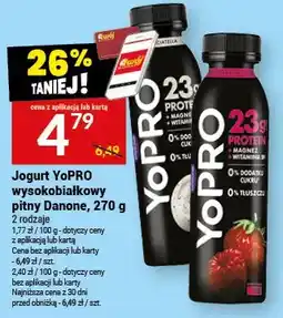 Twój Market Jogurt YoPRO wysokobiałkowy pitny Danone oferta