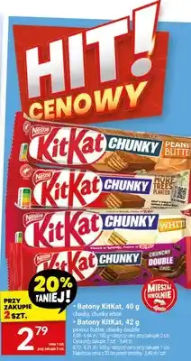 Twój Market Batony KitKat Chunky crunchy double choc oferta
