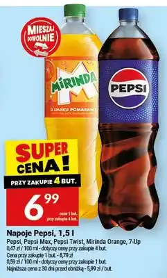 Twój Market Napoje Pepsi, Pepsi Max, Pepsi Twist, Mirinda Orange oferta