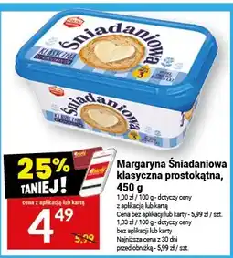 Twój Market Margaryna Śniadaniowa klasyczna prostokątna oferta