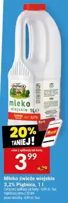Twój Market Mleko świeże wiejskie 3,2% Piątnica oferta